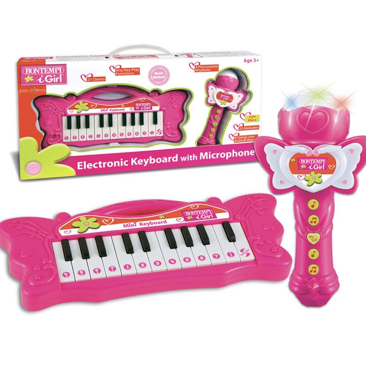 Bontempi Electonic Keyboard With Microphone ელექტრო პიანინო მიკროფონით