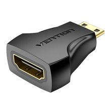 Product image of VENTION AISB0 Mini HDMI Male to HDMI Female Adapter Black
