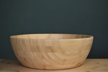 Product image of ხის სასალათე ჯამი  25*25*8.5სმ