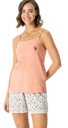 Product image of U.S. Polo Assn. 17009 ქალის ორეული შორტით (ვარდისფერი)