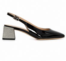 Product image of PUMP PATENT L& GLITTER BLACK AND CH ქუსლიანი ფეხსაცმელი 37
