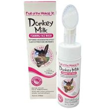 Product image of Fruit of the Wokali Donkey Milk 150მლ სახის გამწმენდი ქაფი ჯაგრისით