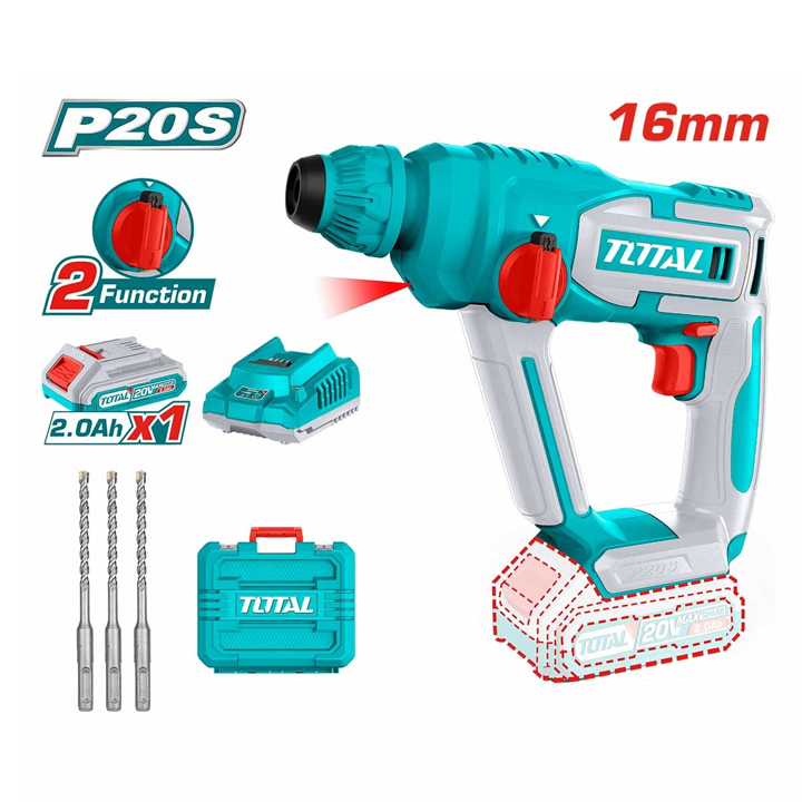 total-trhli201681-akumulatoruli-perforatori-photo-2