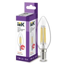Product image of IEK შუქდიოდური ნათურა LED C35 3000К E14
