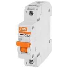 Product image of ВА47-29 1Р 32А 4,5кА х-ка С TDM ავტომატური ამომრთველი