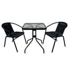 Product image of Gardex გარე ავეჯის კომპლექტი შავი
