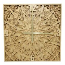 Product image of Mandala-woodmat საათი