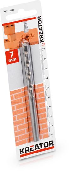 Product image of Kreator KRT010306 Stone-masonry drill Ø 7x100mm ქვის ბურღი