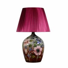 Product image of EBRA ხელით მოხატული, მოჭიქურებული მაგიდის სანათი
