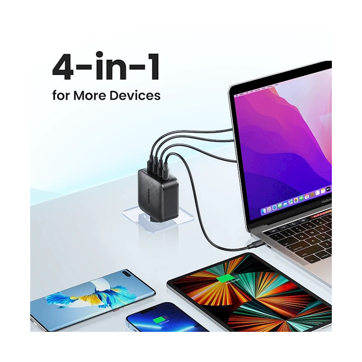 UGREEN CD224 Black USB-C დამტენი - Extra.ge - 722439