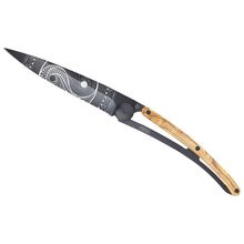 Product image of Baladeo Deejo Pocket knife. Black. Olive wood. DEE03 დასაკეცი დანა