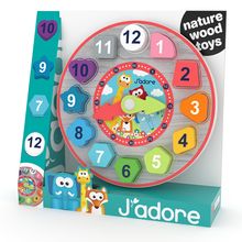 Product image of J'adore CLOCK SORTER COLORÉ ხის საათი
