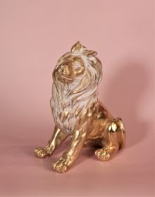 Product image of ლომის დეკორატიული ფიგურა, მასალა - პოლირეზინი, ზომა: 16*9*19სმ