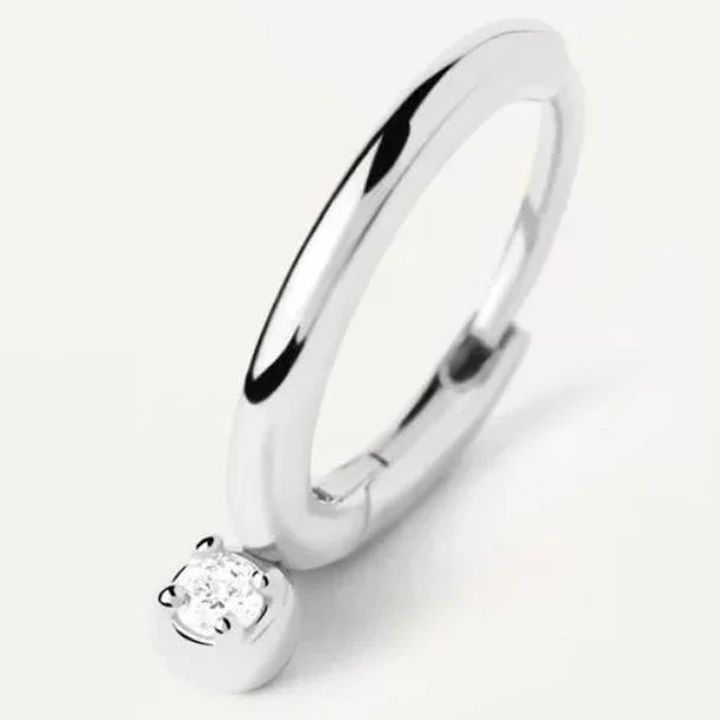 teardropear-silver-single-hoop-saqure-photo-2