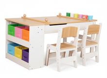 Product image of საბავშვო მაგიდა და 2 სკამი – ფერადი აქსესუარებით