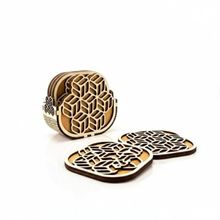 Product image of Mandala Woodmat 6ც ჭიქის დასადები
