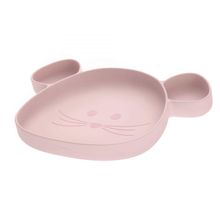 Product image of Section Plate Silicone Little Chums Mouse rose ბავშვის თეფში