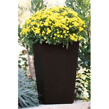Product image of KETER როტანგი MEDIUM RATTAN PLANTER 55.4 L პლასტმასის ქოთანი