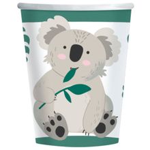 Product image of ქაღალდის ჭიქა კოალების გამოსახულებით 8ც 250მლ