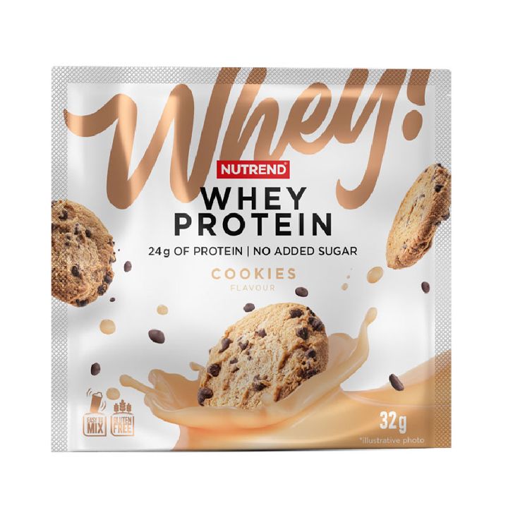 Nutrend WHEY PROTEIN cookies 32გრ პროტეინი Extra.ge 809430