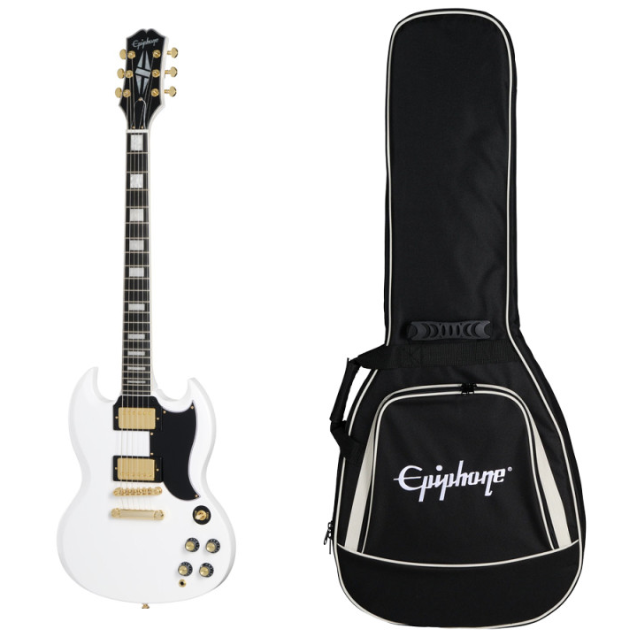 epiphone-inspired-by-gibson-sg-custom---2-hum--alpine-white-with-premium-gig-bag-eleqtro-gitara