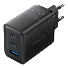 Product image of VENTION  FERB0-EU 3-Port USB (C + C + A) GaN Charger (65W/65W/30W) EU-Plug Black
