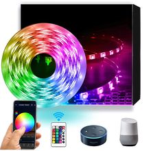 Product image of ლედ ლენტი, LED Strip Lights, Wi-Fi, Music Sync, Remote Control, Color Changing 5M RGB