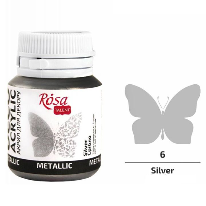 rosa-talent-silver-20ml-akrilis-saghebavi-dekoratsiistvis-photo-2