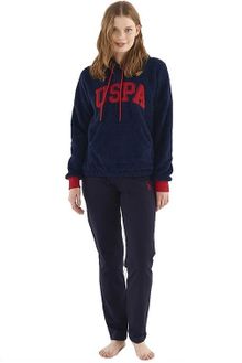 Product image of U.S. Polo Assn. 16808 ქალის ორეული შარვლით, ჰუდით (ლურჯი)