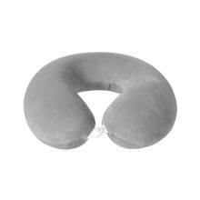 Product image of კისრის ბალიში/Solid Color Memory Foam U-Shaped Pillow (Gray)