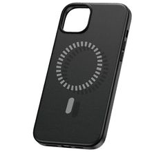 Product image of Baseus Fauxther Series Magnetic Phone Case for iP 15 Cluster Black მობილურის ქეისი