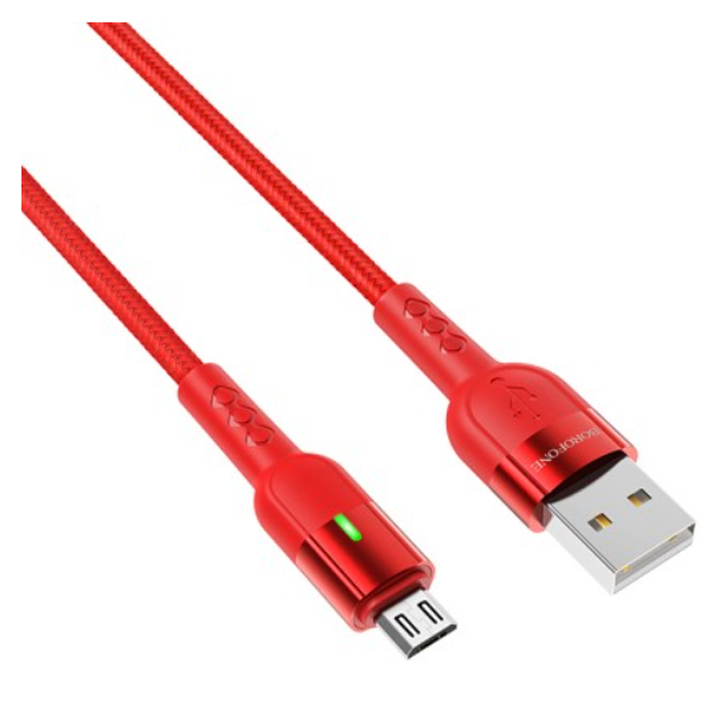 borofone-bu17-starlight-smart-power-off-charging-data-cable-for-micro-red-photo-2
