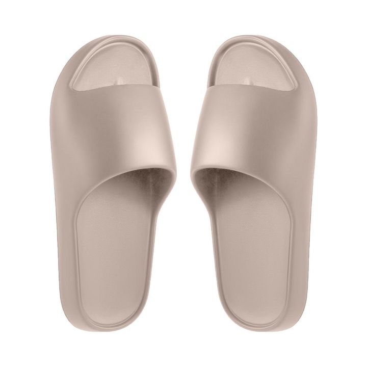 qalis-chusti38-39womens-macaron-color-bread-shape-bathroom-slipperslight-brown38-39