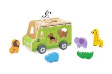 Product image of Viga ხის სათამაშო მანქანა ცხოველებით