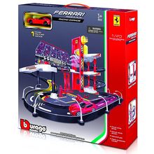 Product image of Bburago Ferrari R&P Racing Garage სათამაშო ტრასა