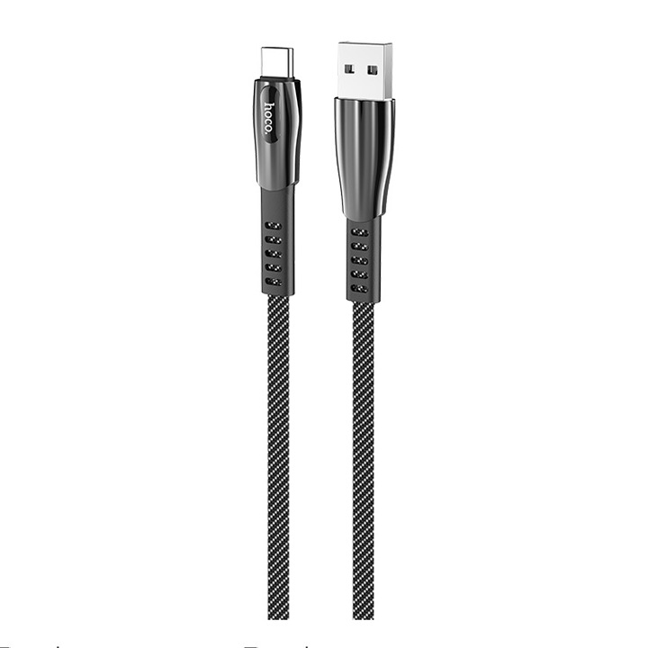 hoco-u70-splendor-charging-data-cable-for-type-c-dark-gray