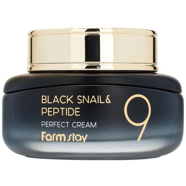 farmstay-black-snail-peptide9-perfect-cream-sakhis-damatenianebeli
