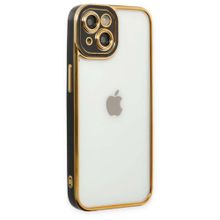 Product image of iPhone 14 Plus Liva lense Case სილიკონის ქეისი - შავი
