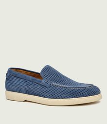 Product image of Baldinini LOAFER PERF.S.SUEDE BLUETTE ლოფერი