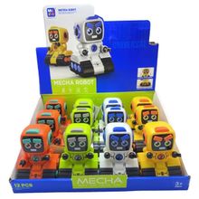 Product image of სასაცილო, გიჟური მექანიკური რობოტის კომპლექტი ყუთში 12ცალი GH-D400-33