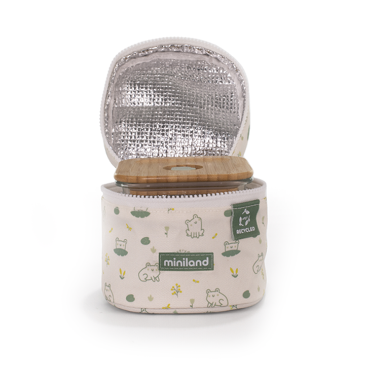 miniland-pack-2-go-ecosquare-frog---konteinerebis-nakrebi-photo-2