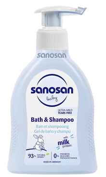 Product image of Sanosan ბავშვის შხაპ-გელი და შამპუნი 200მლ