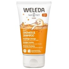 Product image of Weleda Kids 2in1 Shower & Shampoo Fruchtige Orange შამპუნი/შხაპის გელი