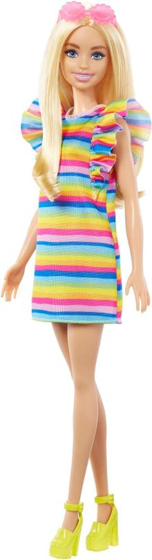 Product image of MATTEL HPF73 BARBIE FASHIONISTAS DOLL TIERED DRESS თოჯინა