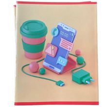 Product image of Pensan რვეული 96 ფურცლიანი ცალხაზიანი დამტენი და ტელეფონი