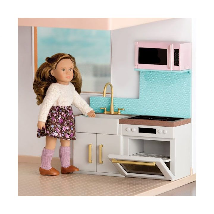 LORI DOLL MODERN KITCHEN SET სათამაშო სამზარეულო Extra.ge 761099