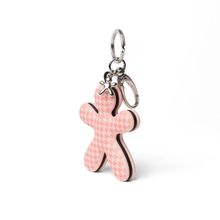 Product image of Keyholder Miss Kelli Pink Pied De Poule Peach & Rose