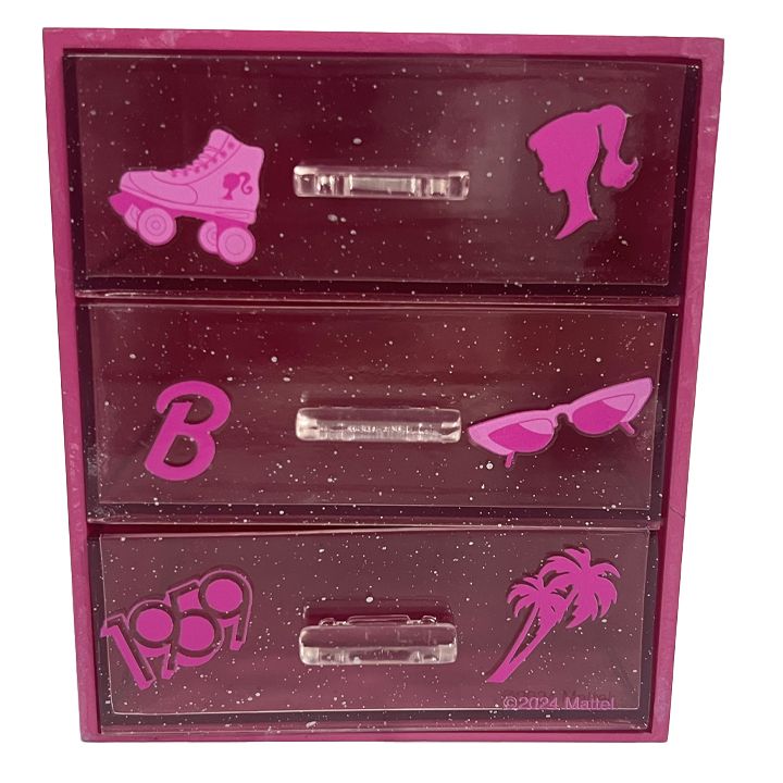 miniso-barbie-pink-collection-3-tier-drawer-organizer-organaizeri