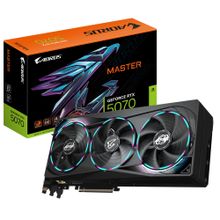 Product image of ვიდეო დაფა Gigabyte GV-N5070AORUS_M-12GD AORUS M, GeForce RTX 5070, 12GB, 192bit, HDMI, DP, Black