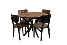 Product image of COMFORT ROOM თურქული გასაშლელი მაგიდა 110სმ დიამეტრი და 4 სკამი